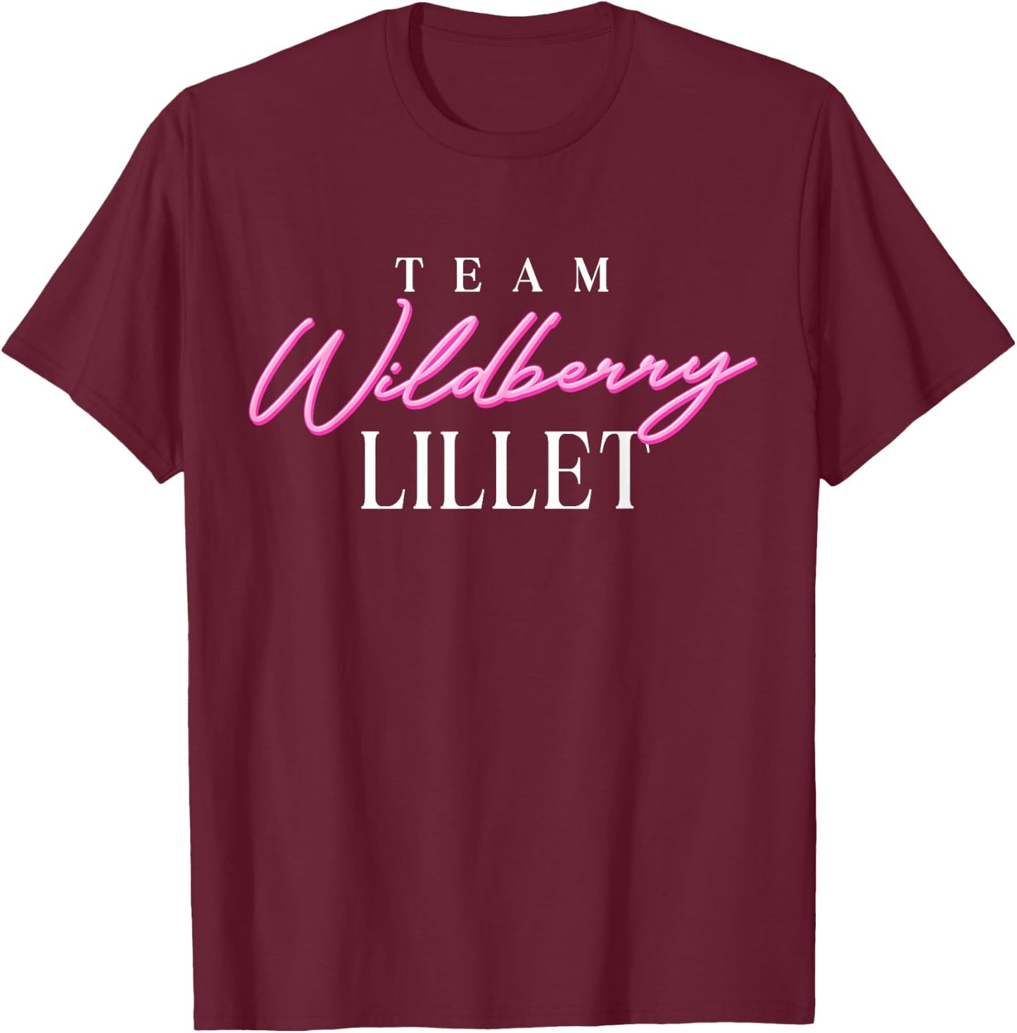 Team Wildberry Lillet X Cocktail Girls' Night Fun , black T-Shirt - T-Shirt | Maroon