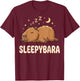 Sleepybara T-Shirt - T-Shirt | Maroon