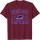Weslaco Panthers Logo 2025 HS T-Shirt - T-Shirt | Maroon