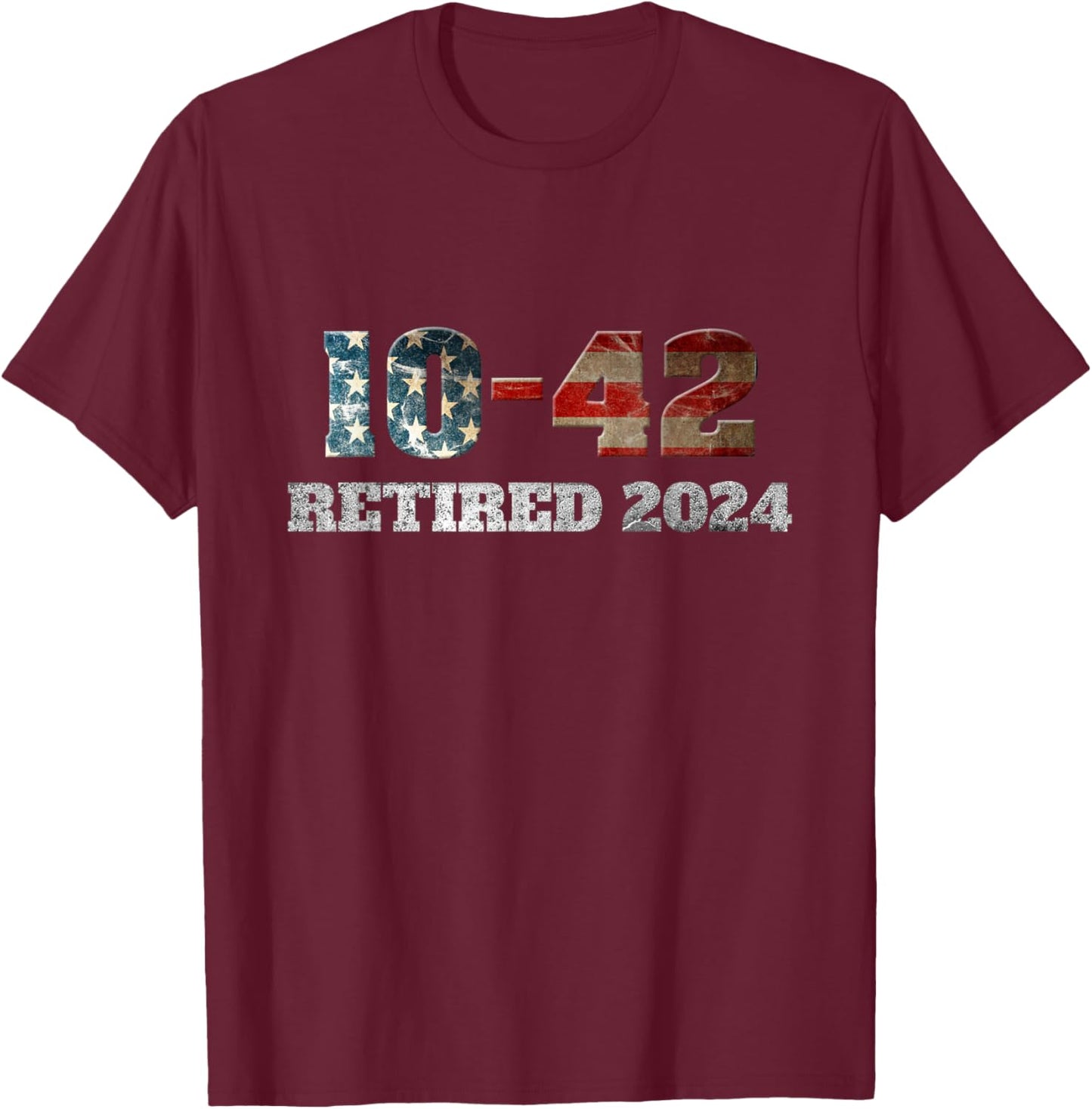 Police Retirement for Cops, Officers, Dispatchers 2024 T-Shirt - T-Shirt | Maroon