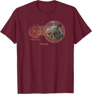 DreamWorks Dragons Gronckle Boulder Class T-Shirt - T-Shirt | Maroon