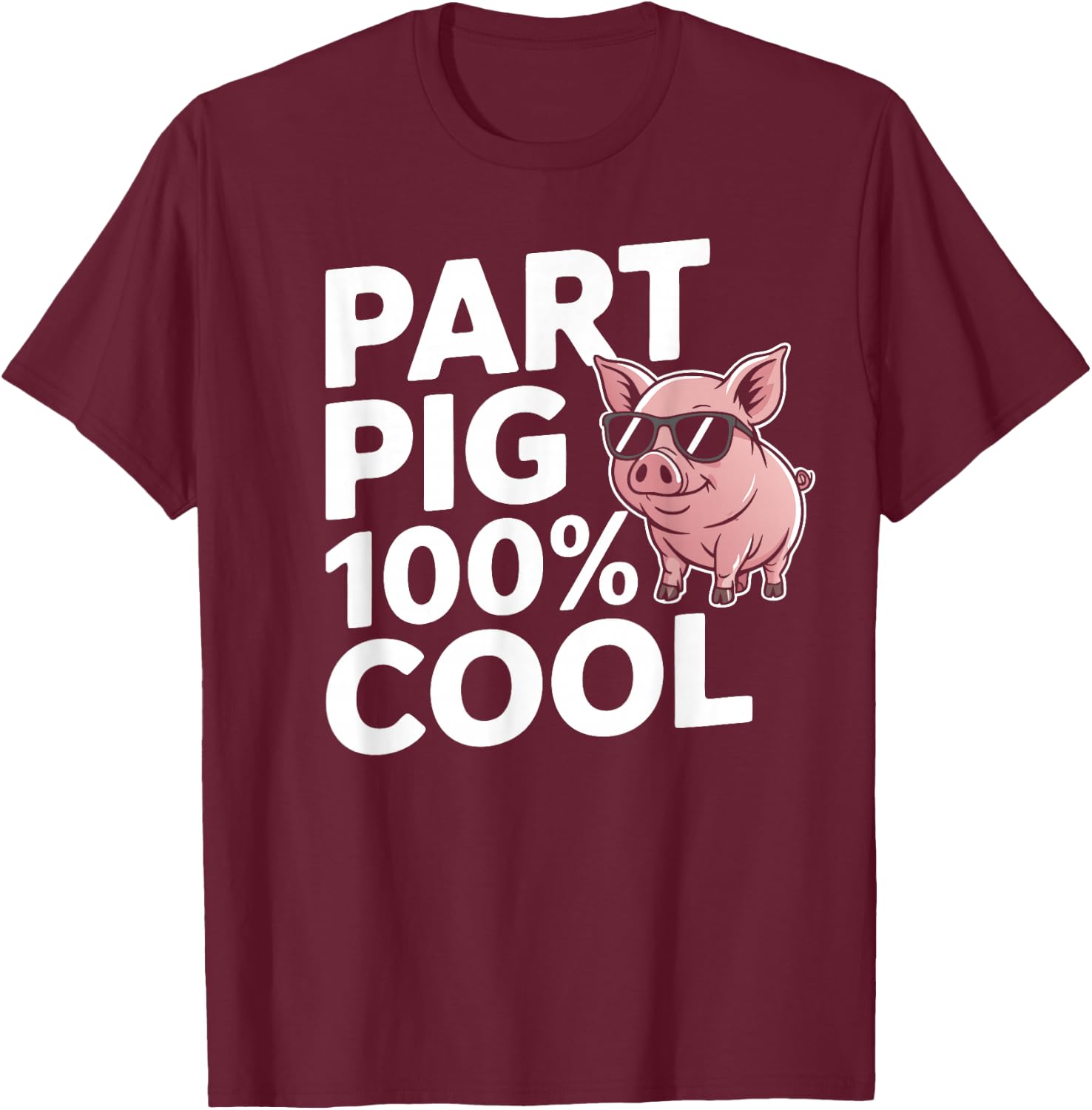 Aortic Pig Valve Surgery Survivor T-Shirt - T-Shirt | Maroon
