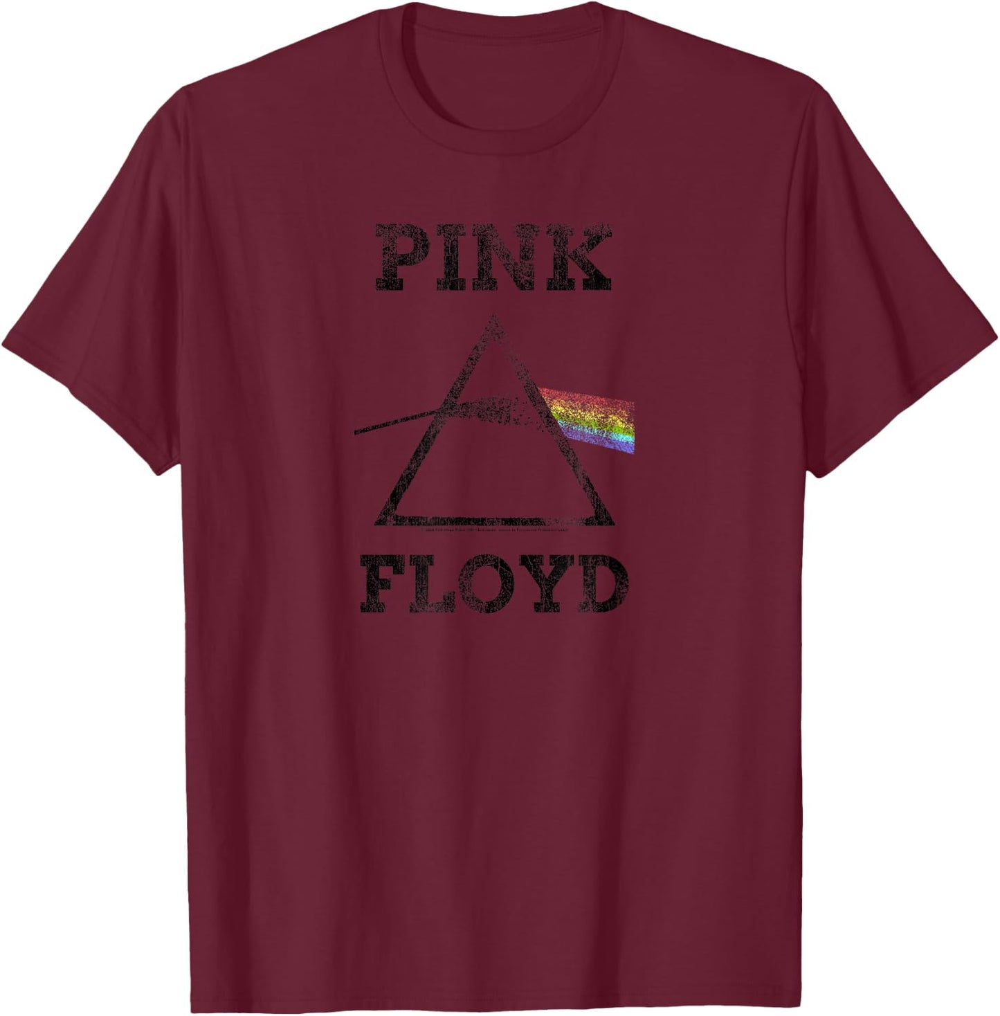 Pink Floyd Die dunkle Seite des Mondes in Verleumdung T-Shirt - T-Shirt | Maroon