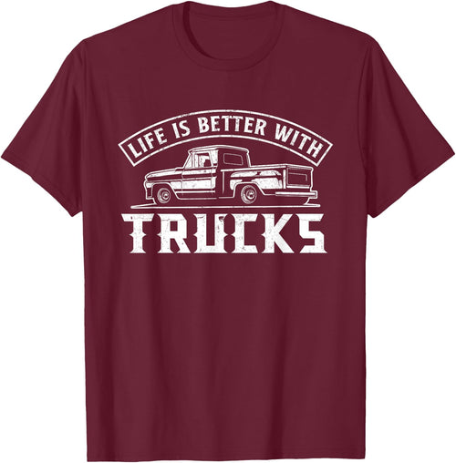 Life Is Better With Trucks Truck Driver Pickup Trucks