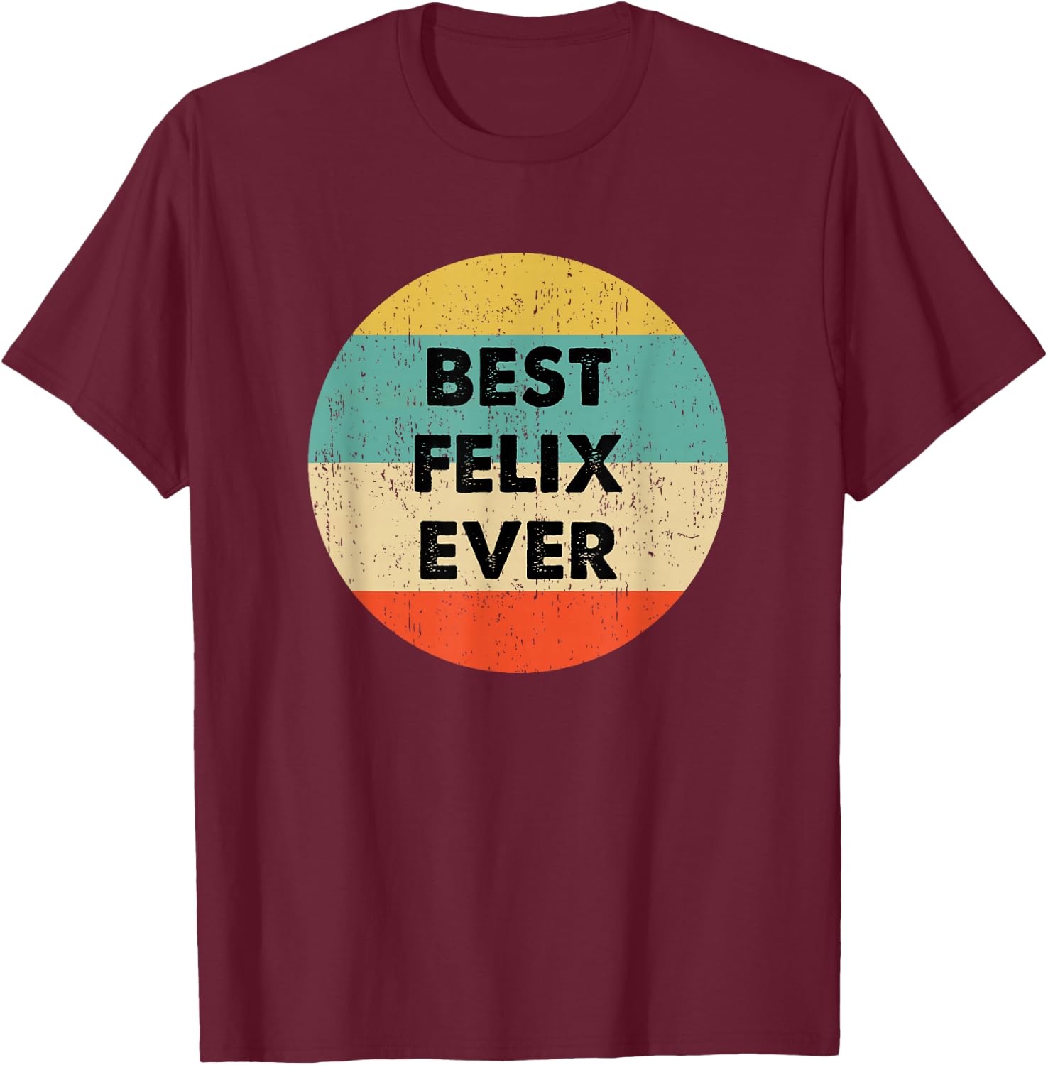 Felix Vorname T-Shirt - T-Shirt | Maroon