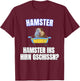 Hamster ins Hirn Gschissn? , black T-Shirt - T-Shirt | Maroon