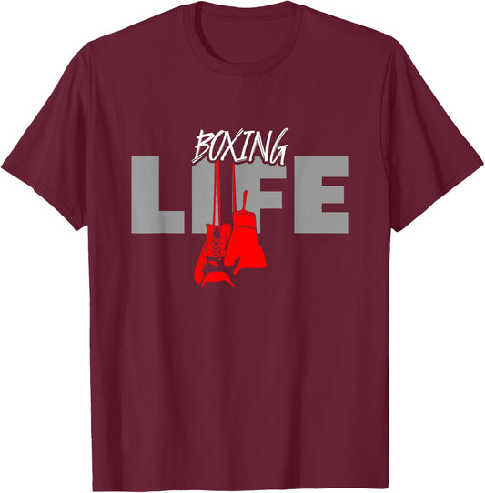 Boxing Apparel - Boxing T-Shirt - T-Shirt | Maroon