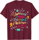 I Just Want to Bake Stuff and Watch Christmas Movies T Shirt T-Shirt - T-Shirt | Maroon