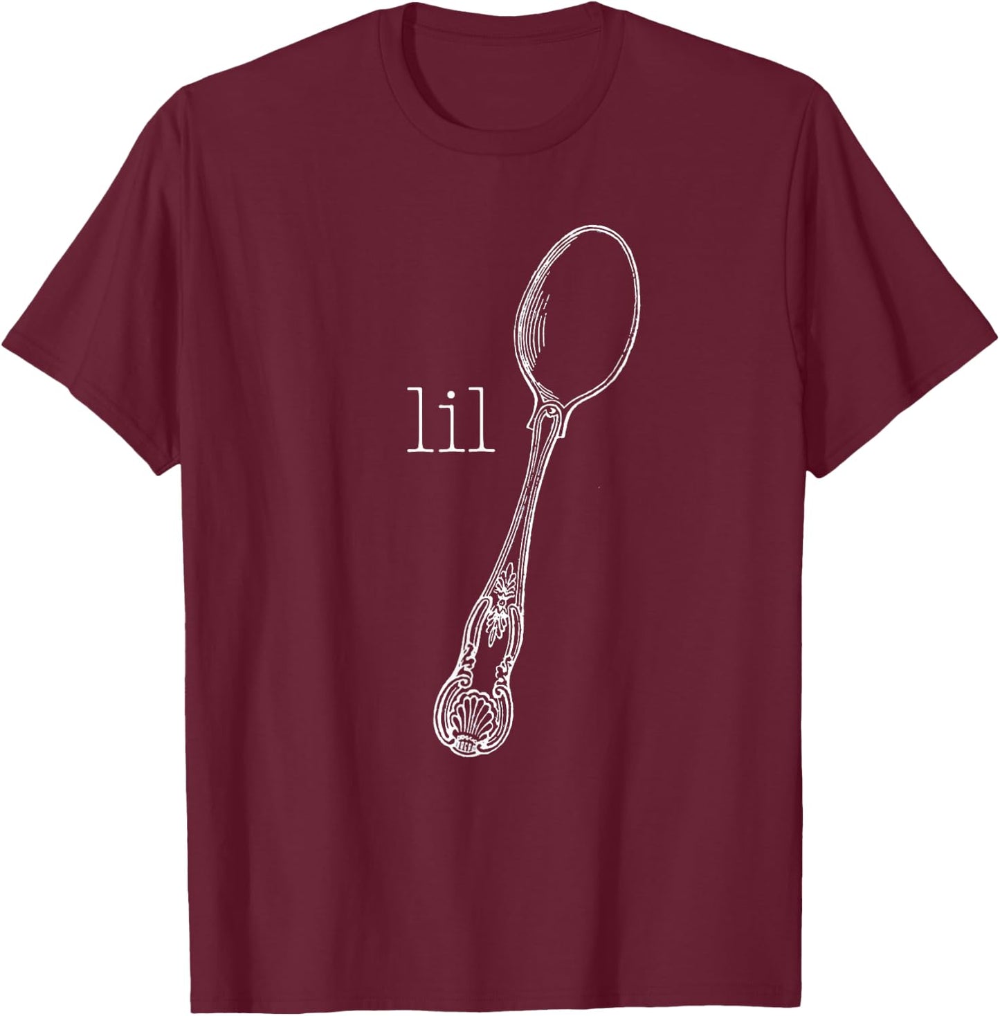 Small Spoon T-Shirt - T-Shirt | Maroon