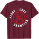 Funny Crawfish Boil Peace Love Crayfish Cajun Men T-Shirt - T-Shirt | Maroon