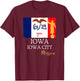 Iowa Iowa City Mormon LDS Mission Missionary T-Shirt - T-Shirt | Maroon