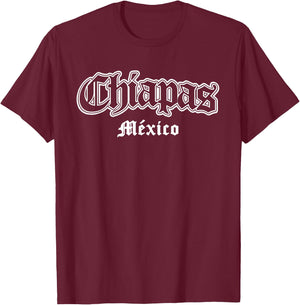 Chiapas Mexico Souvenir T-Shirt - T-Shirt | Maroon