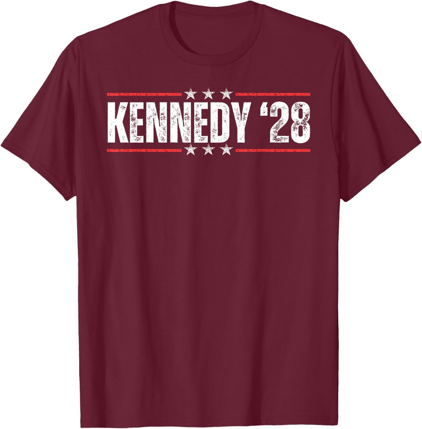 Kennedy 2028 RFK Jr Presidential Election Robert Kennedy T-Shirt - T-Shirt | Maroon