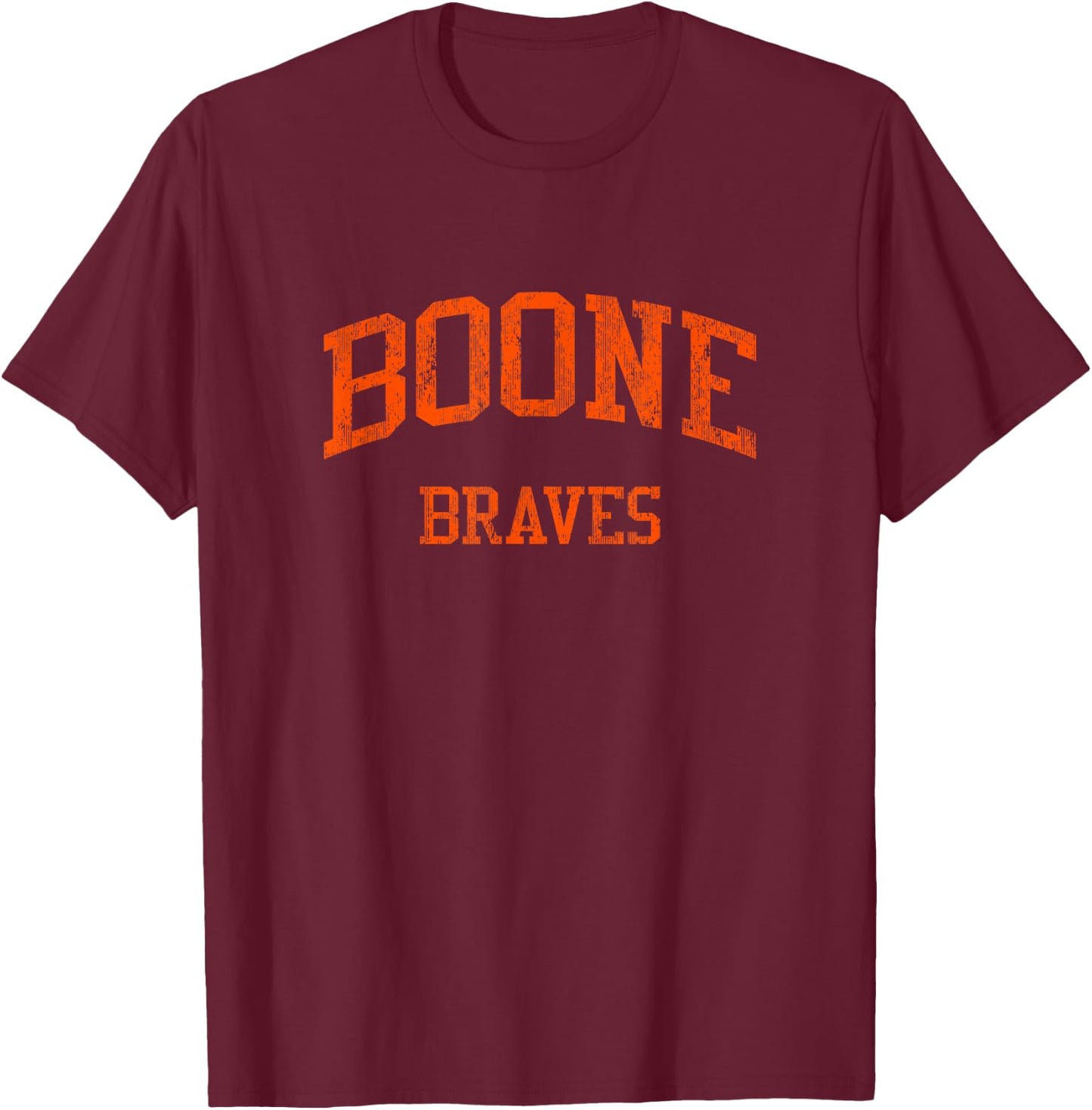 Boone High School HS Orlando FL Vintage Sports T-Shirt - T-Shirt | Maroon