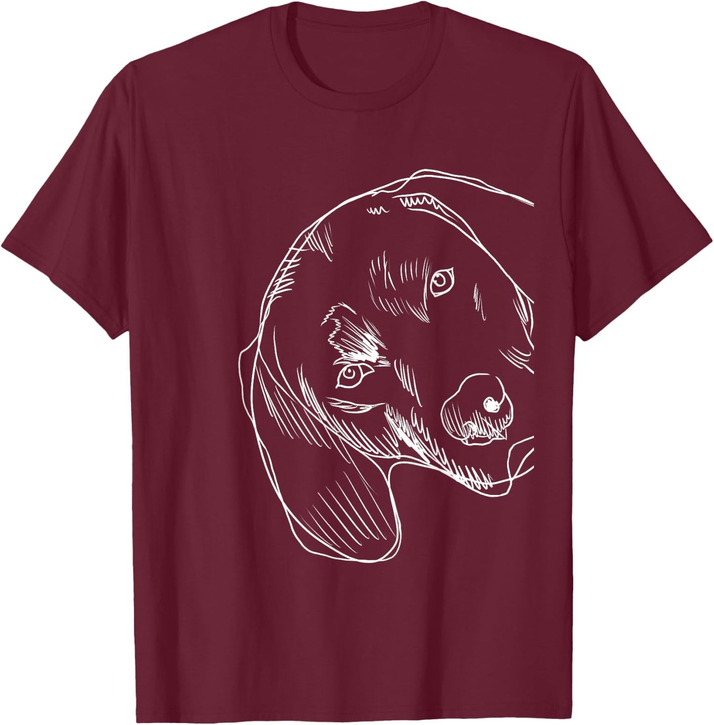 Funny Dog Plott Hound T-Shirt - T-Shirt | Maroon