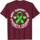 Cerebral Palsy Support Family Cerebral Palsy Awareness T-Shirt - T-Shirt | Maroon