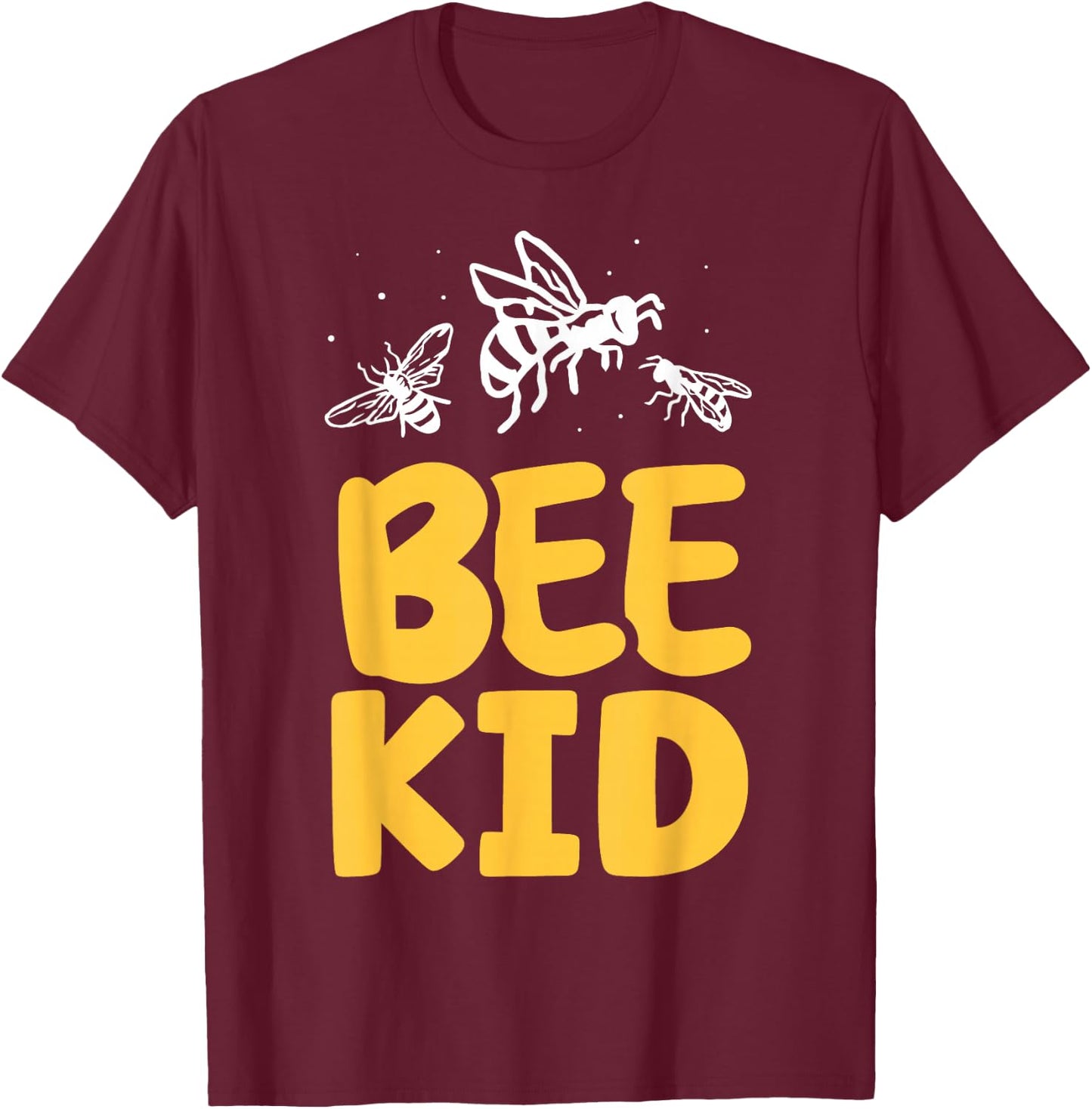 Bee Kid Beekeeper Honeybee Bees Hive Bee T-Shirt - T-Shirt | Maroon