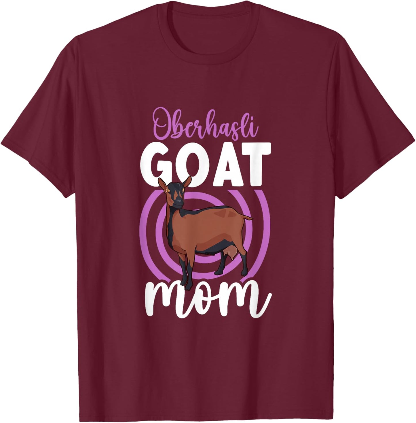 Mama of Oberhasli T-Shirt - T-Shirt | Maroon