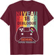 Level 18 Unlocked Funny 18th Birthday Gamer Gift , Black, S T-Shirt - T-Shirt | Maroon