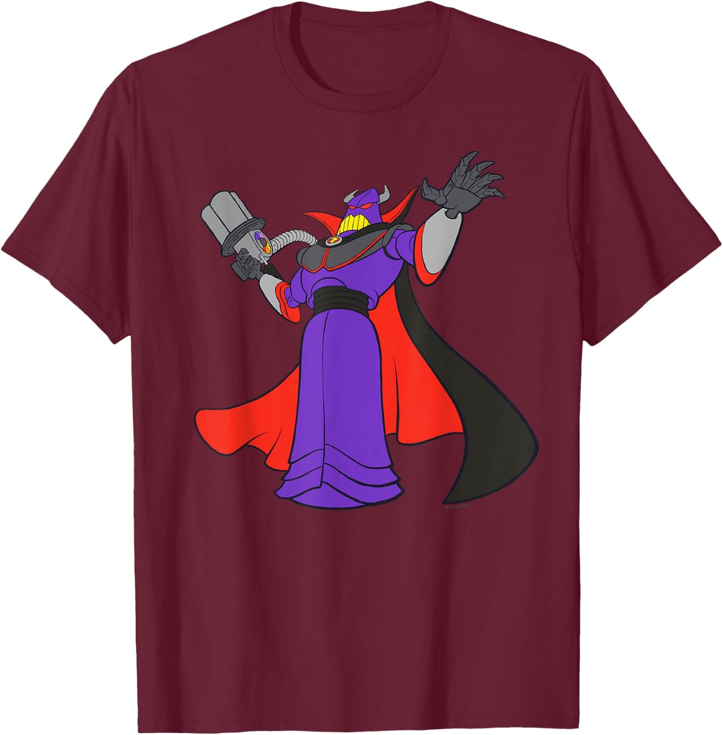 Disney and Pixar's Toy Story Emperor Zurg Costume , Black, S T-Shirt - T-Shirt | Maroon