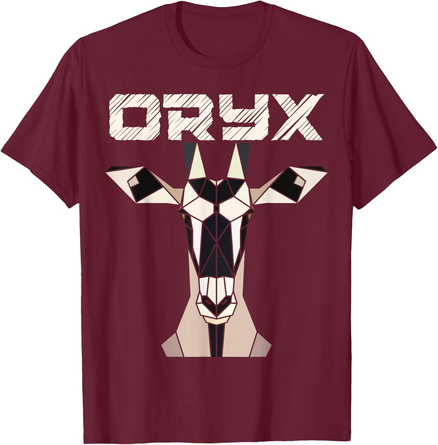 Oryx Antelope, Oryx T-Shirt - T-Shirt | Maroon