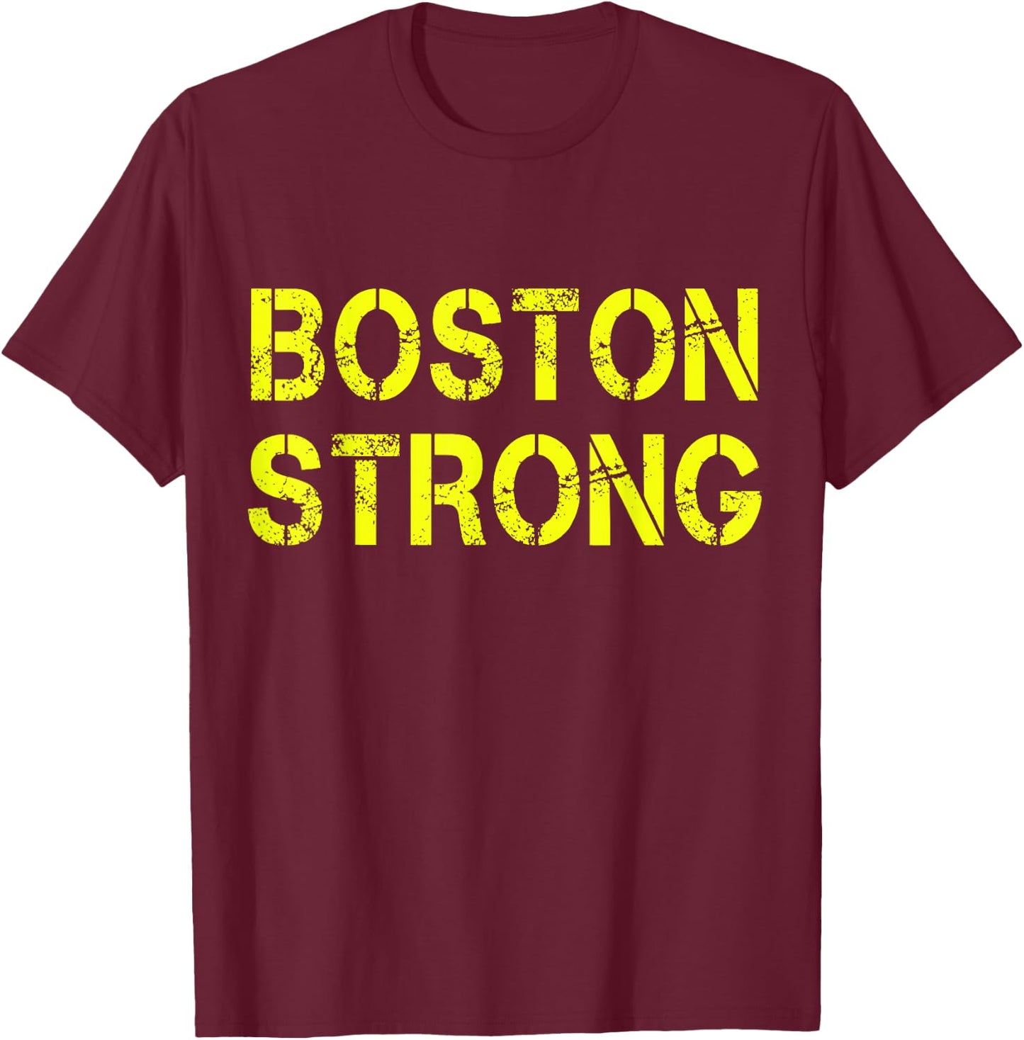 Boston Strong Retro Vintage Women T-Shirt - T-Shirt | Maroon