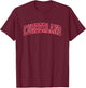 Cumberland Maryland MD Vintage Sports Design Red Design T-Shirt - T-Shirt | Maroon