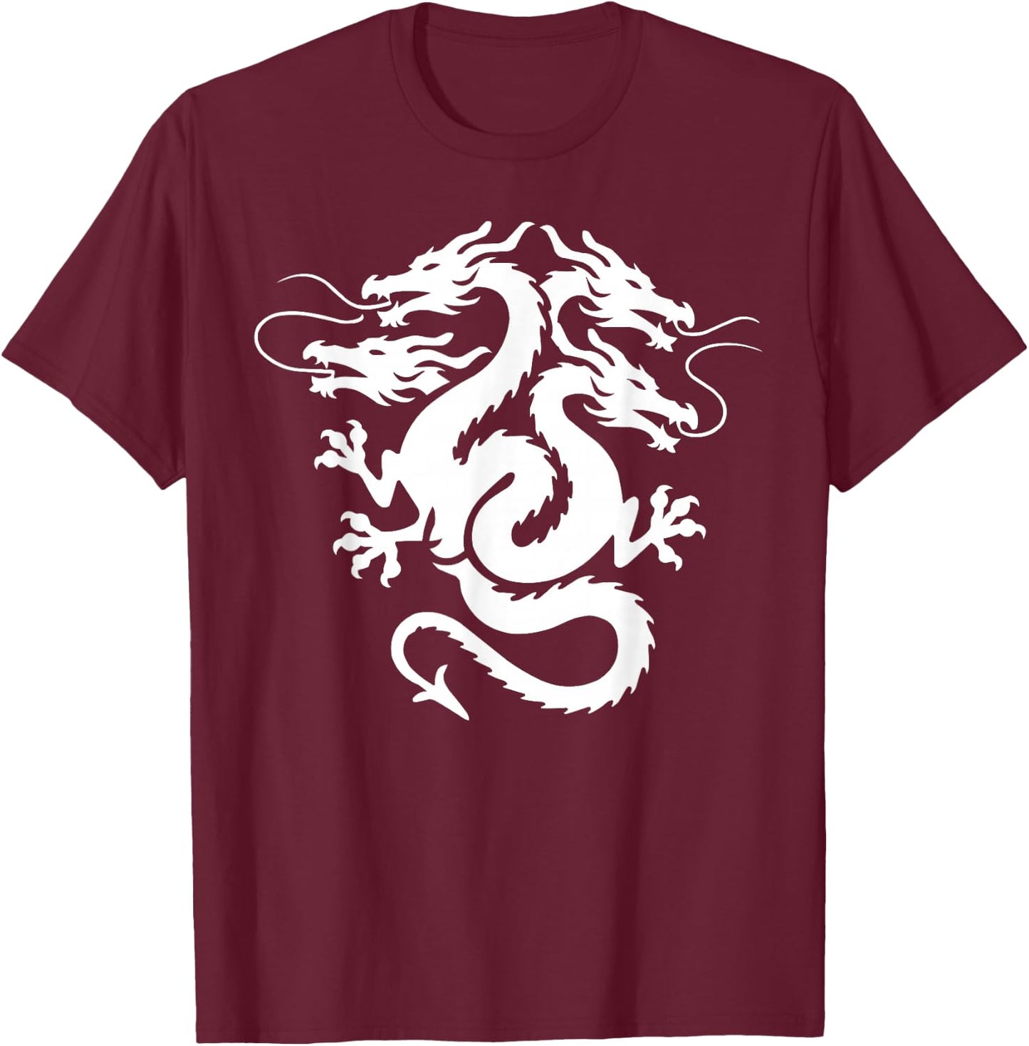 Lernaean Hydra Snake Mythical Creature Greek Mythology T-Shirt - T-Shirt | Maroon