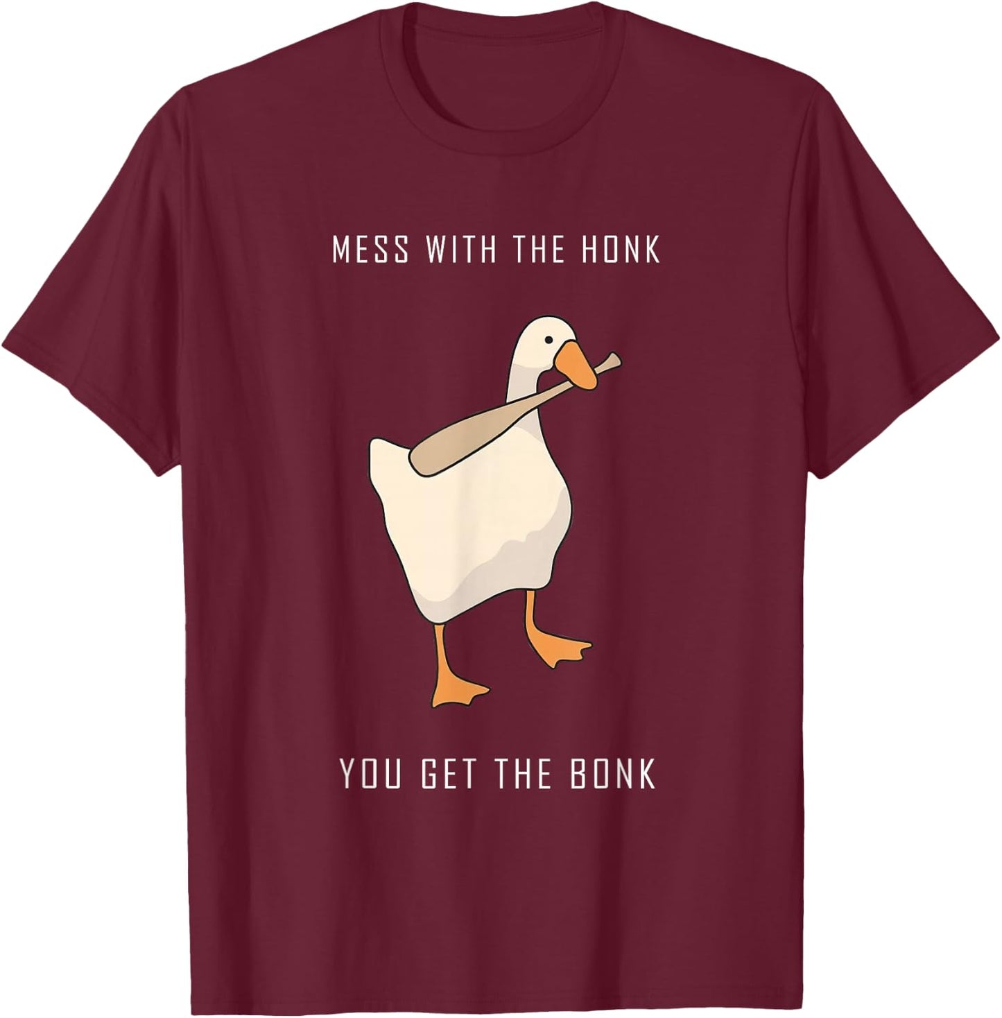 Untitled Goose Game Lustiges Familienspiel T-Shirt - T-Shirt | Maroon