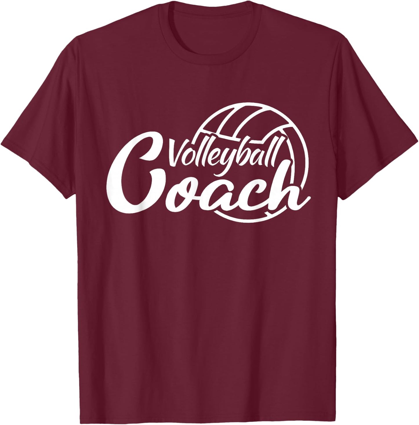 Volleyball Coach - Funny Volleyball T-Shirt - T-Shirt | Maroon