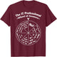 The It Professional Wheel Of Answers T-Shirt - T-Shirt | Maroon