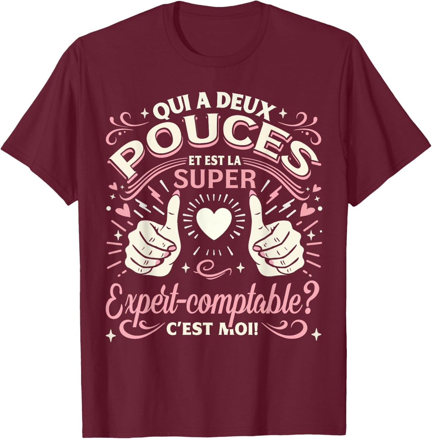A Super Expert Accountant Gift Diploma Expert Accountant , Black, S T-Shirt - T-Shirt | Maroon