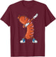 Barbecue Steak Barbecue Sausage Dab Bockwurst Bratwurst Dabbing , black T-Shirt - T-Shirt | Maroon