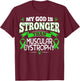 MD Survivor Duchenne Muscular Dystrophy Awareness Ribbon T-Shirt - T-Shirt | Maroon