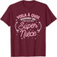 Black, S T-Shirt - T-Shirt | Maroon