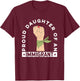 Proud Daughter of an Immigrant T-Shirt - T-Shirt | Maroon