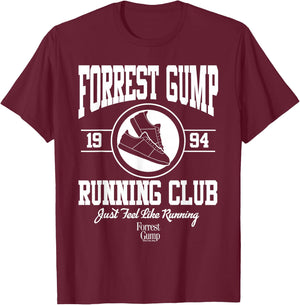 Forrest Gump Racing Club 1994 , Black, S T-Shirt - T-Shirt | Maroon