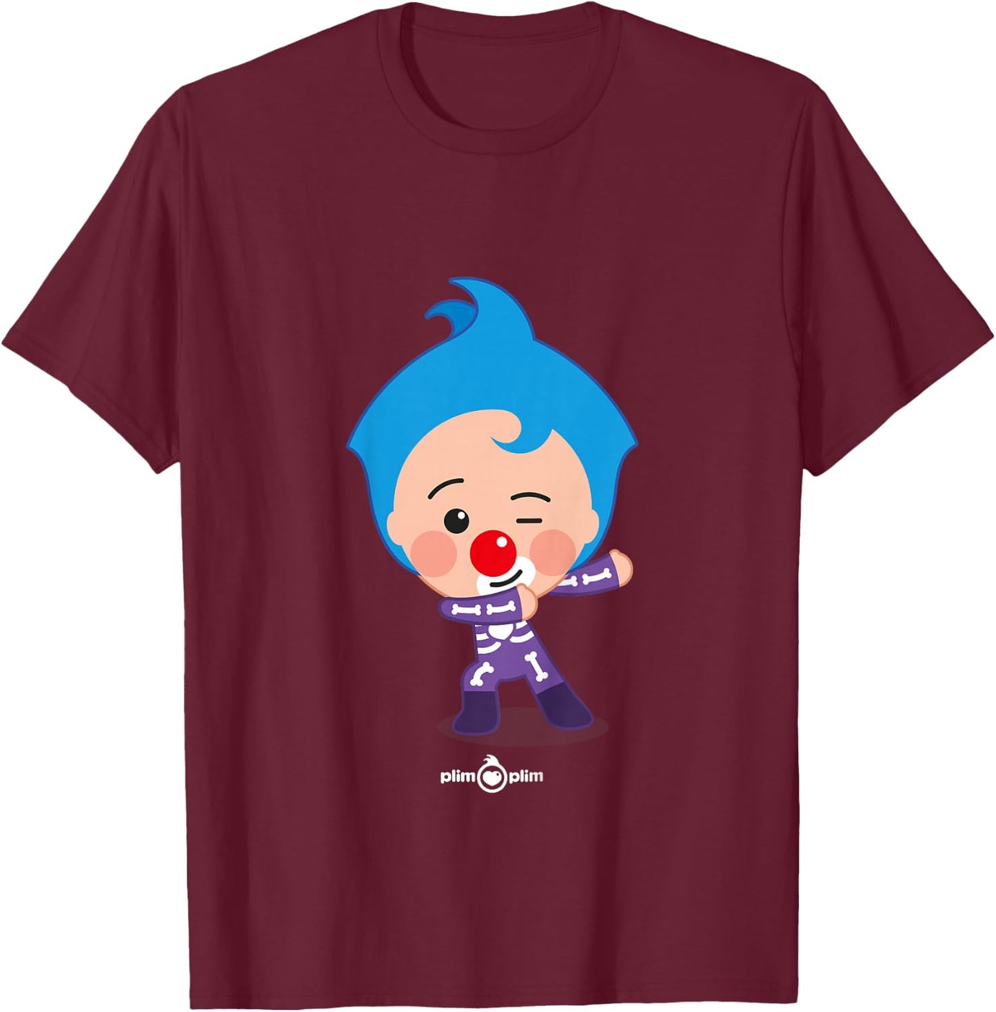 Plim Plim Halloween — Cute Costumes & Happy Moments T-Shirt - T-Shirt | Maroon