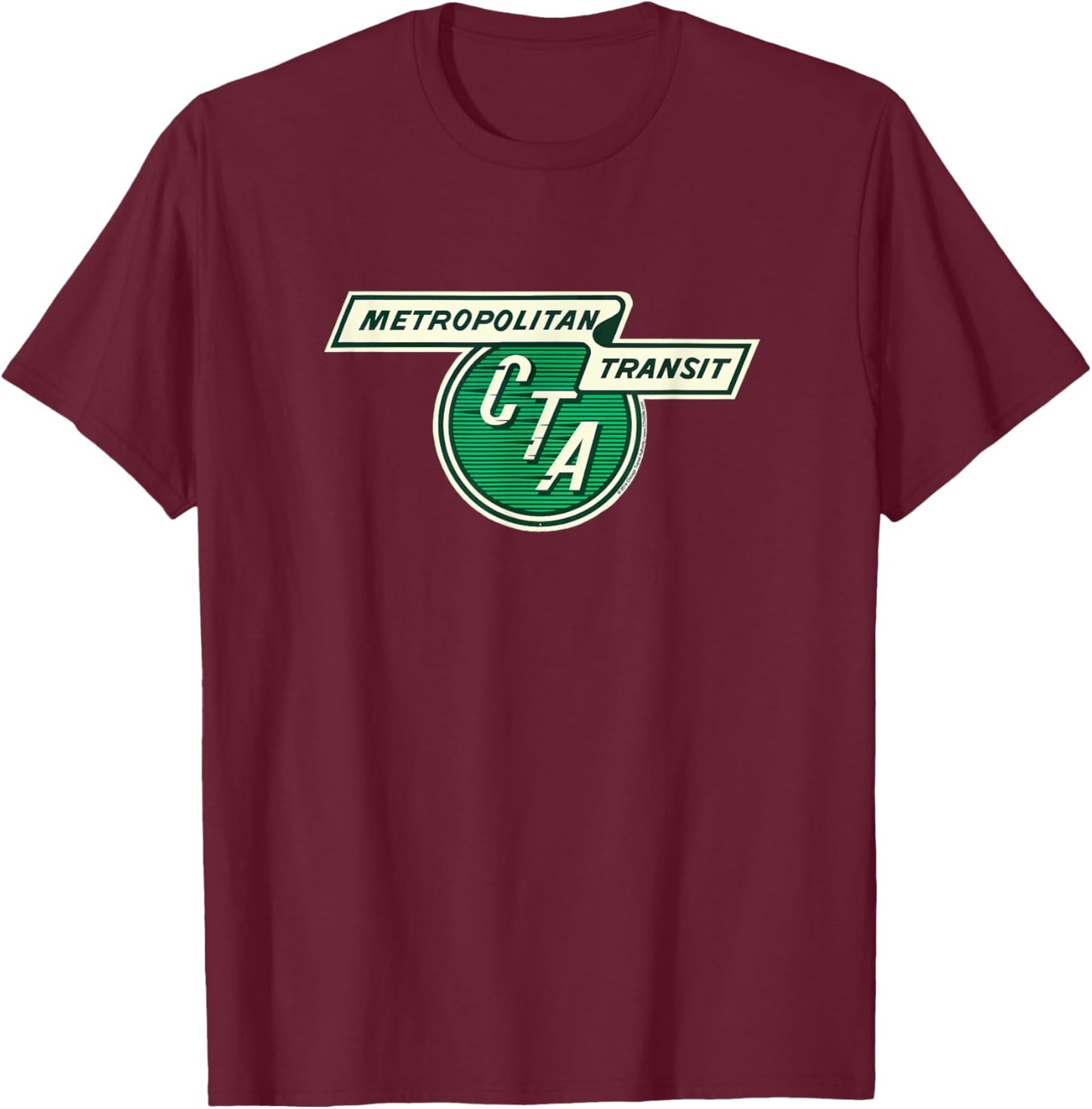 CTA Metropolitan Transit T-Shirt - T-Shirt | Maroon