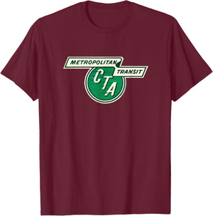 CTA Metropolitan Transit T-Shirt - T-Shirt | Maroon