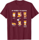 My Bubble Tea Moods Boba Bubble Tea Cup Anime Style T-Shirt - T-Shirt | Maroon