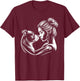 Staffordshire Bull Terrier Dog Mom Women Mother's Day T-Shirt - T-Shirt | Maroon