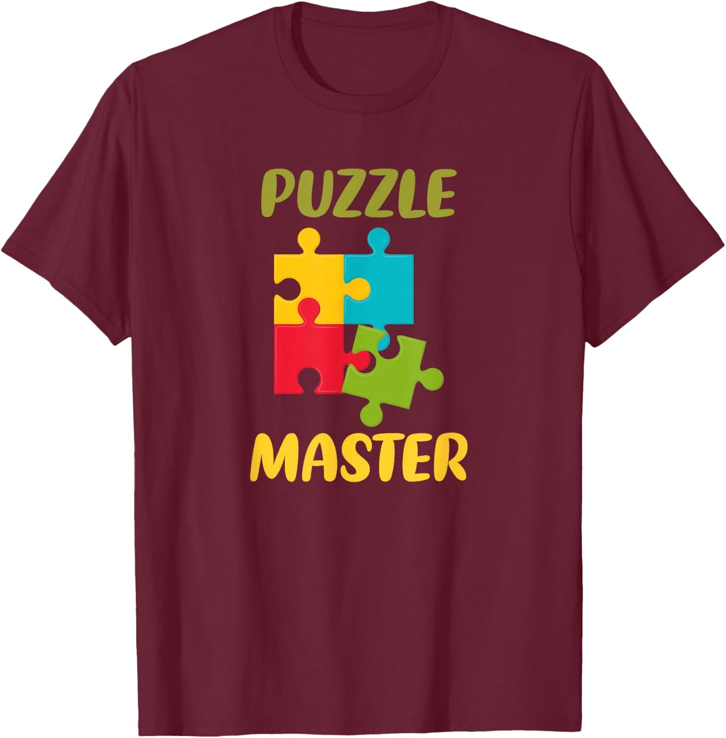 Puzzle Master T-Shirt - T-Shirt | Maroon