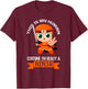 Ninja Kids Martial Arts Warrior Ninjutsu Bday Party , Black, S T-Shirt - T-Shirt | Maroon