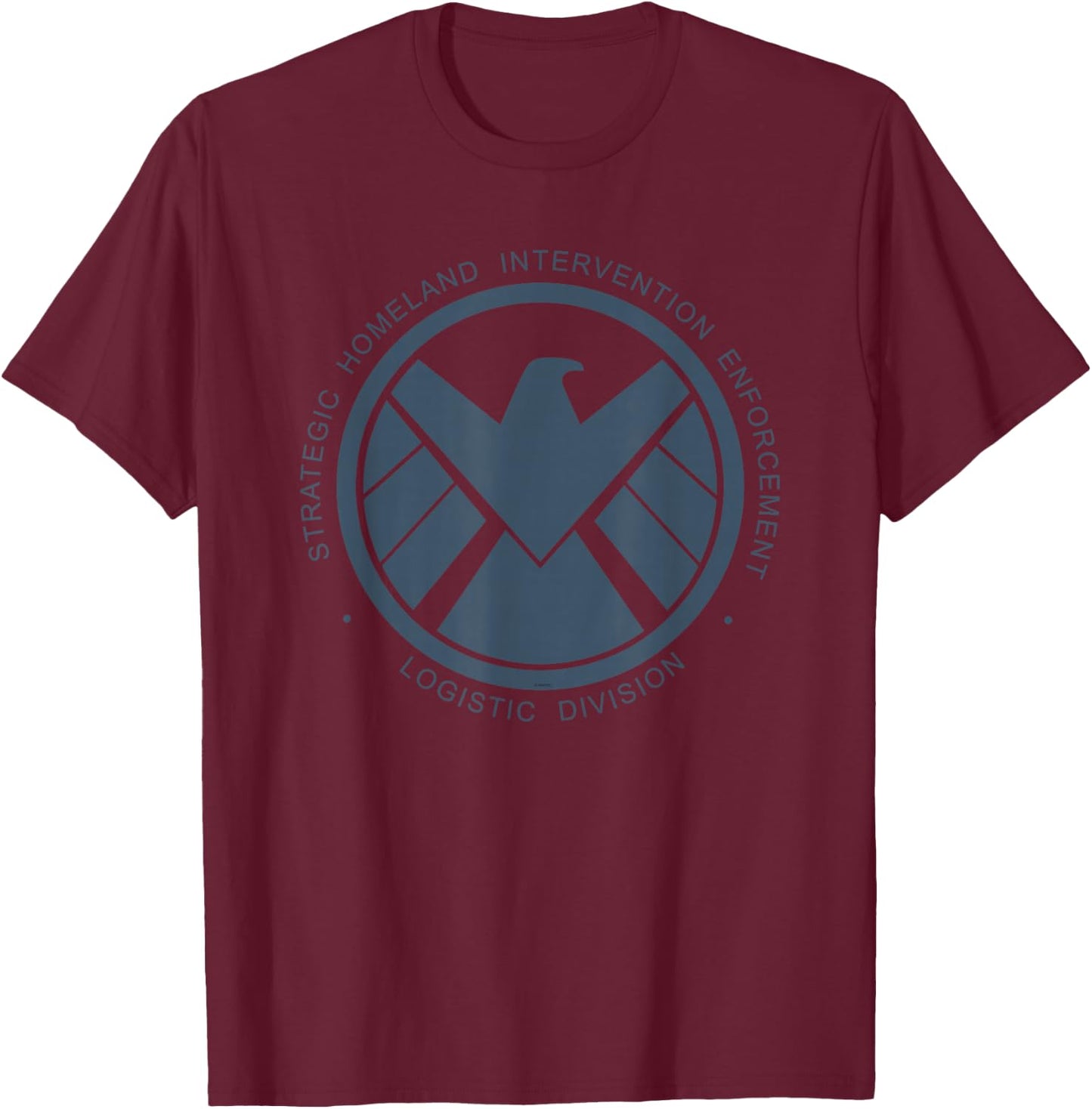 Marvel Avengers Agent Of SHIELD Logistics Division T-Shirt - T-Shirt | Maroon