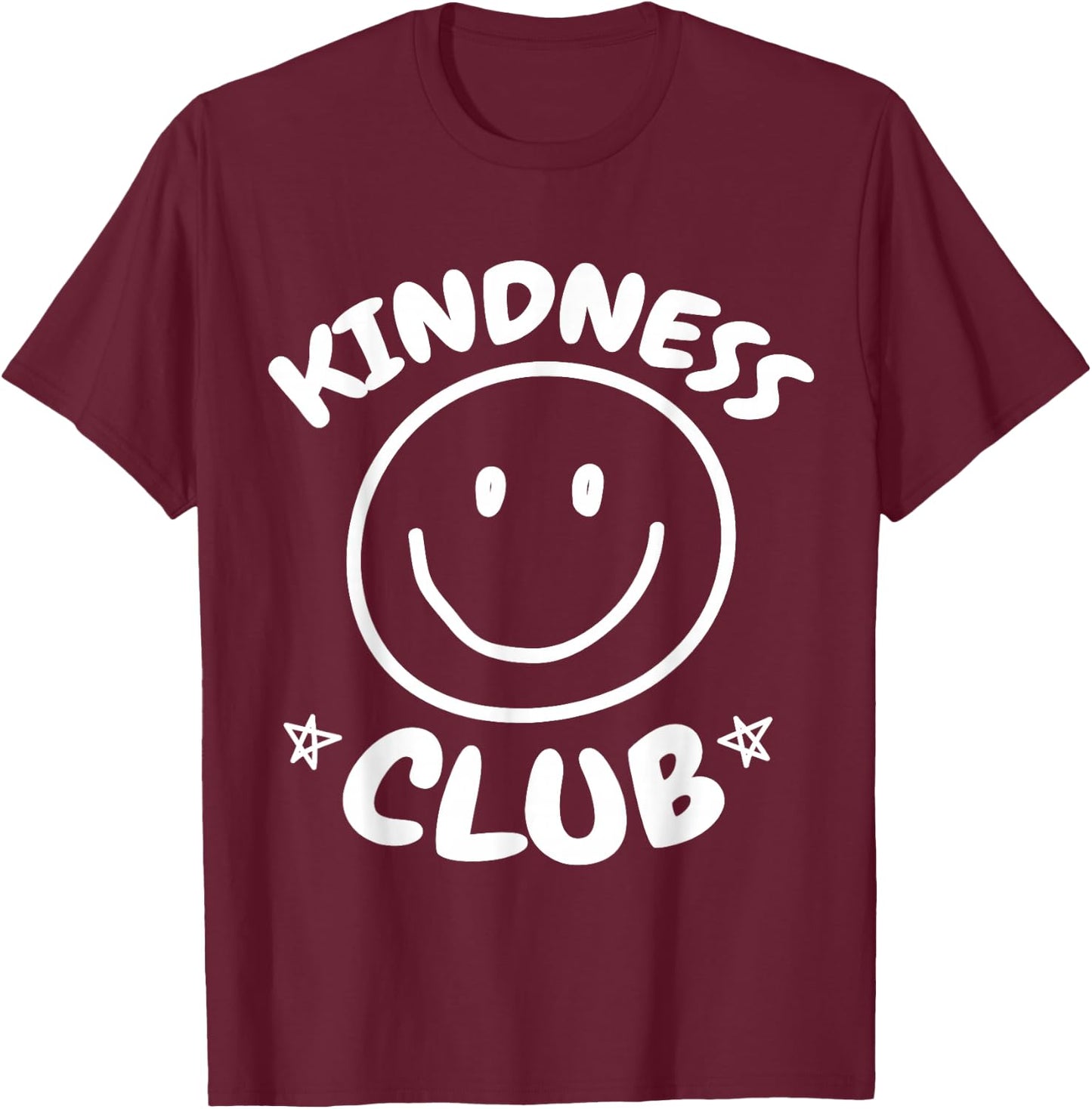Kindness Club Unity Day Be Kind Anti Bullying No Bully Kids T-Shirt - T-Shirt | Maroon