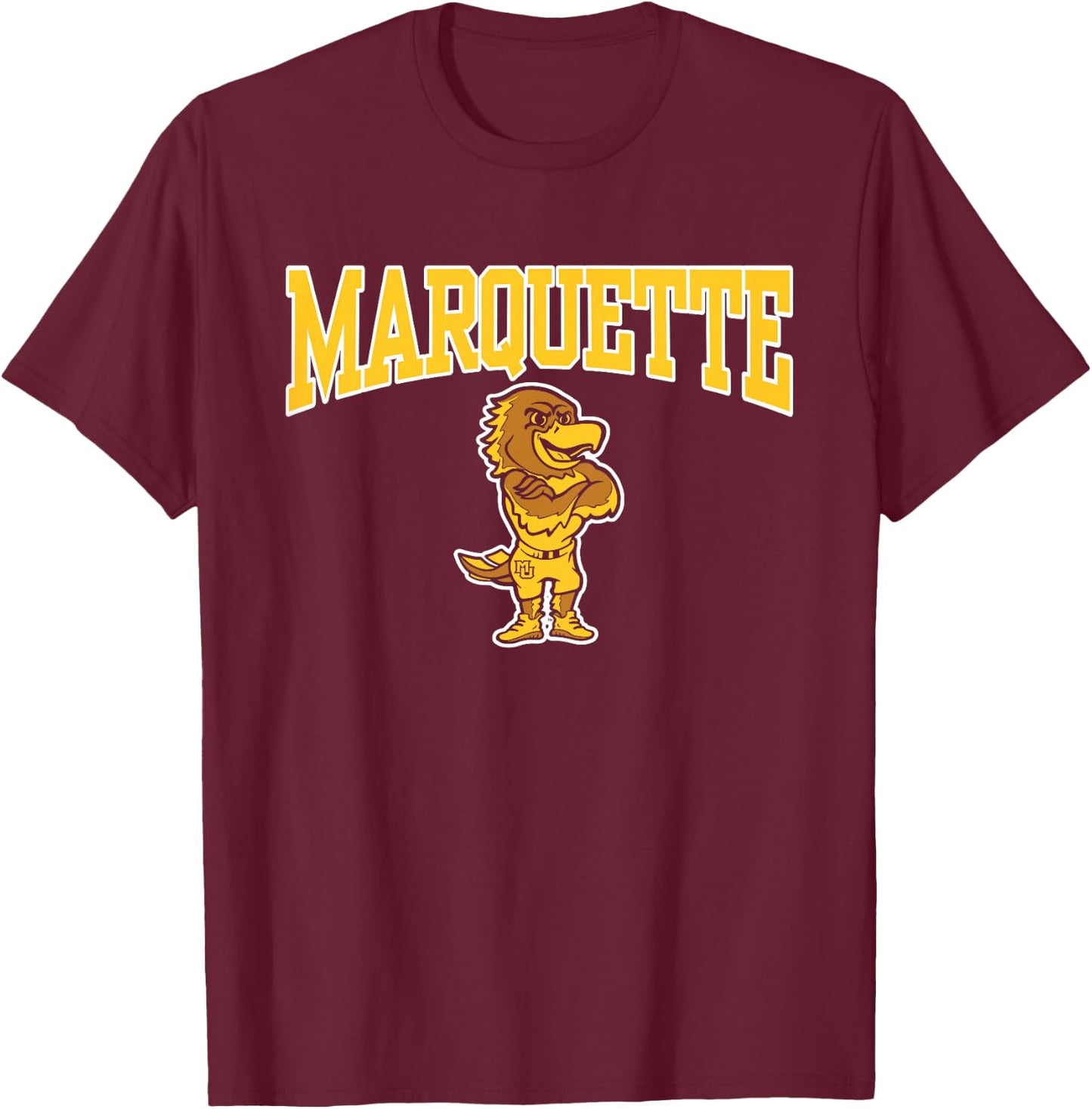 Kids Marquette Golden Eagles Kids Mascot Navy Officially Licensed T-Shirt - T-Shirt | Maroon