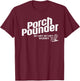 Porch Pounders Wine Drinking Shirt T-Shirt - T-Shirt | Maroon