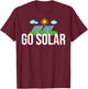 Solar Energy Power System Solar Panel Home T-Shirt - T-Shirt | Maroon