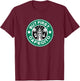 Cafecito for Mama or Papi Funny Cuban Coffee Saying T-Shirt - T-Shirt | Maroon